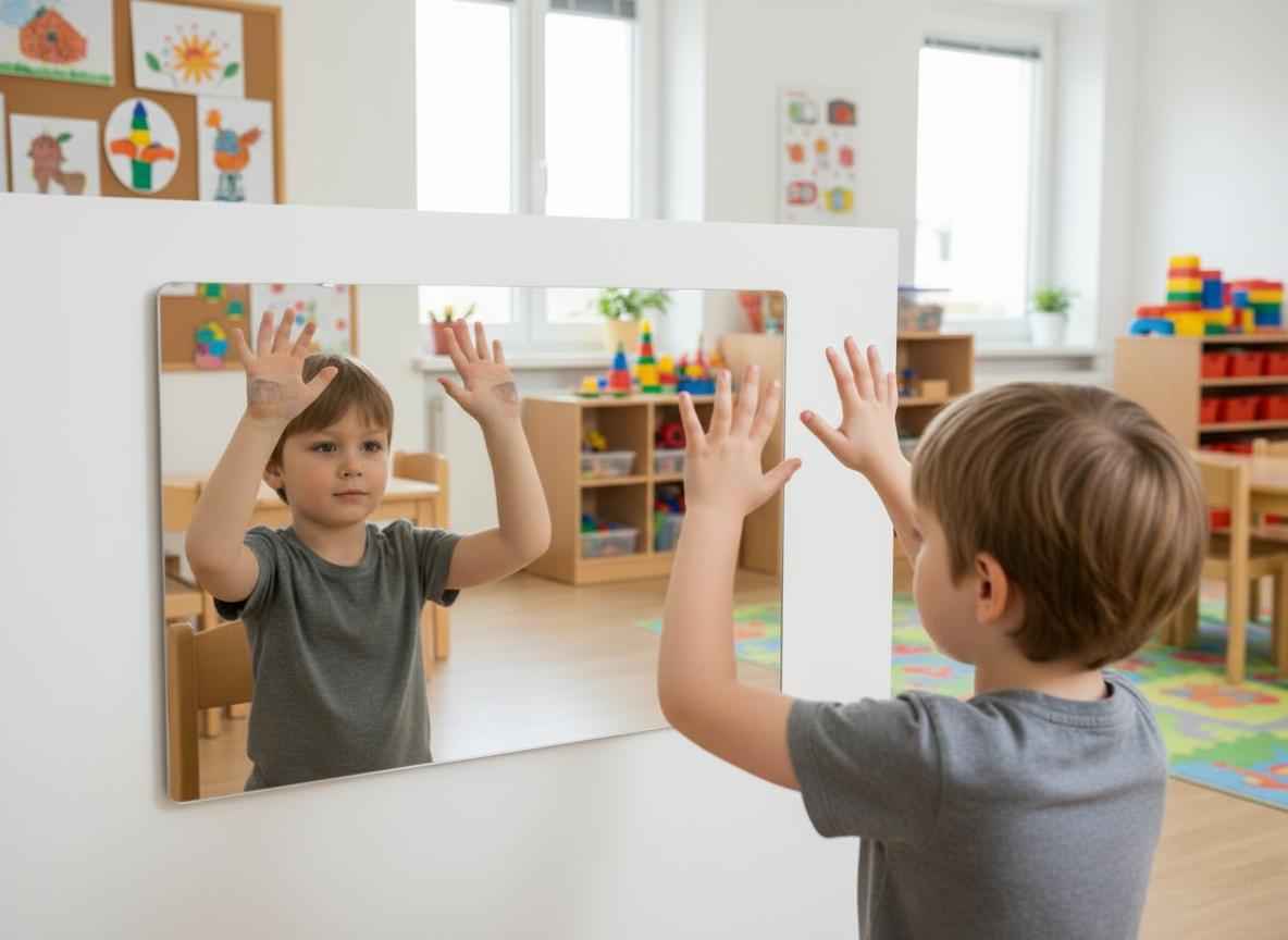 Spiegel in Kitas