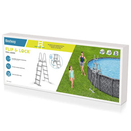 Bestway Flowclear 4-stufige Sicherheits-Poolleiter 132 cm