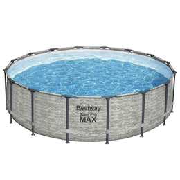 Bestway Power Steel Swimming Pool Rund 488x122 cm