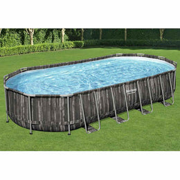 Bestway Swimmingpool-Set Oval 7,32x3,66x1,22 m