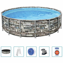 Bestway Power Steel Swimmingpool-Set 488x122 cm