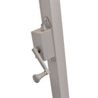 Ampelschirm mit Aluminium-Mast 300x300 cm