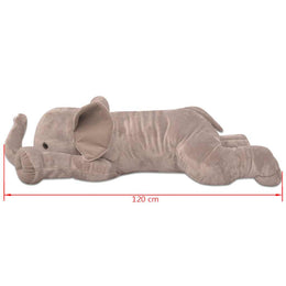 vidaXL Elefant Kuscheltier Plüsch XXL 120 cm