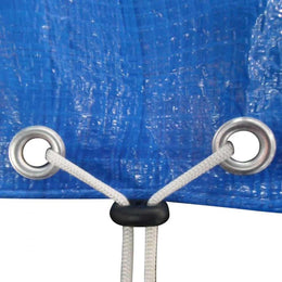 vidaXL Poolabdeckung PE Rund 460 cm 90 g/m²