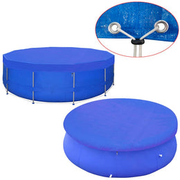 vidaXL Poolabdeckung PE Rund 540 cm 90 g/m²