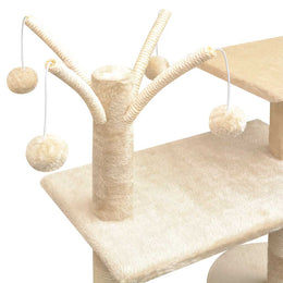 vidaXL Katzen-Kratzbaum 125 cm Beige