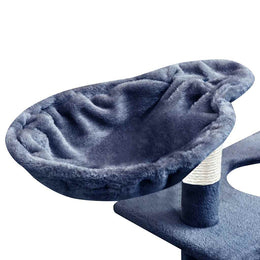 vidaXL Katzen-Kratzbaum Sisal 150 cm Dunkelblau