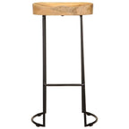 Barhocker 2 Stk. Mango Massivholz