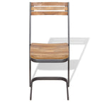 Esszimmerstühle 4 Stk. Massivholz Teak