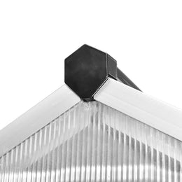 vidaXL Gewächshaus Verstärkt Aluminium 10,53 m²