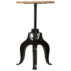 Bartisch Massivholz Mango 60×(76-110) cm