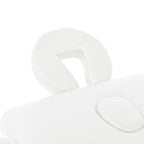Massageliege 2-Zonen Klappbar 10 cm Sitz Weiß