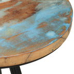 Barhocker 2 Stk. Massives Altholz