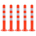 Verkehrspoller 5 Stk. Kunststoff 75 cm
