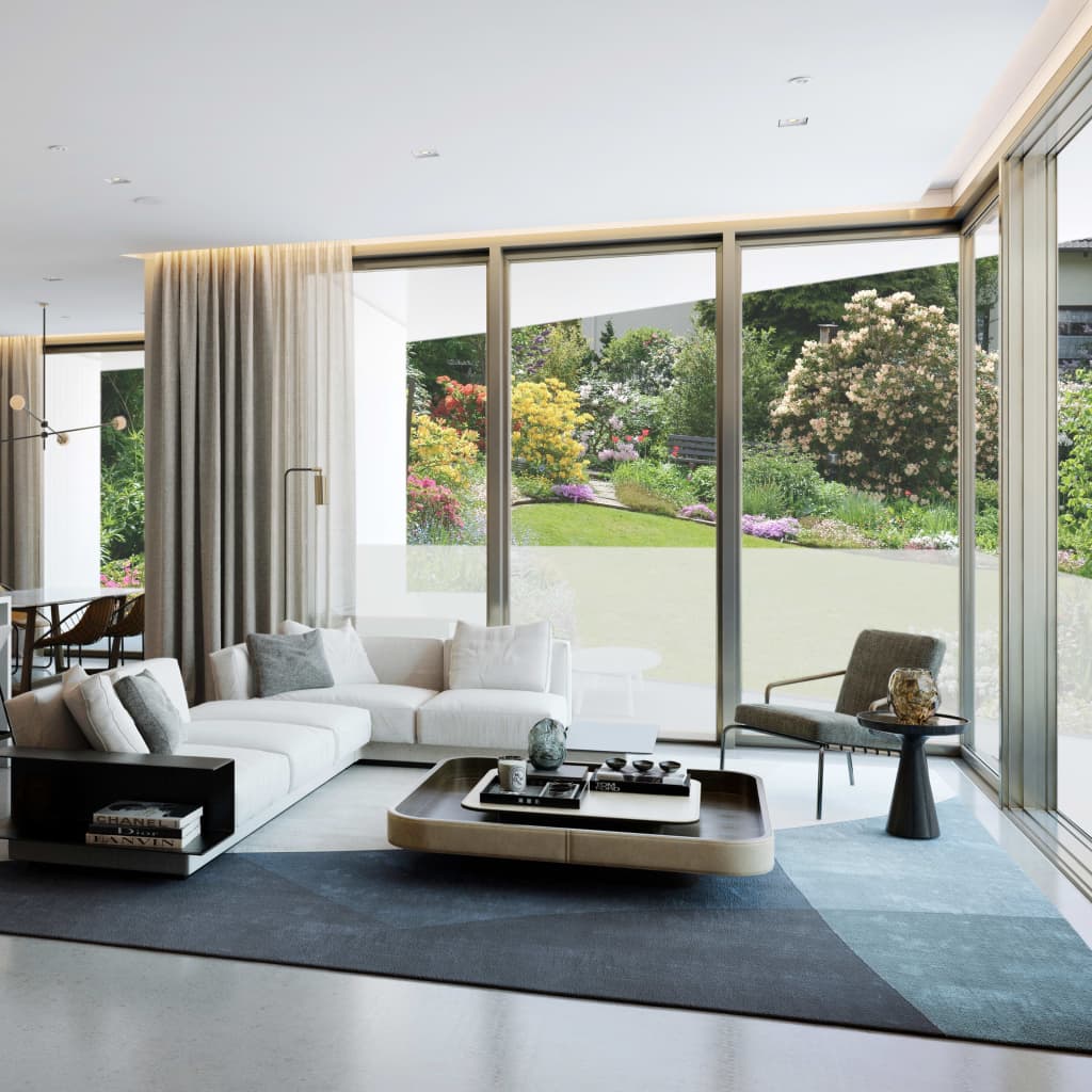 Fensterfolie Matt Grau 0,9x100 m PVC
