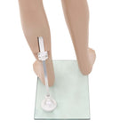 Ganzkörper-Schaufensterpuppe Kind mit Glassockel Beige 140 cm