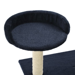 vidaXL Katzen-Kratzbaum Sisal 95 cm Dunkelblau