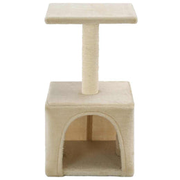 vidaXL Katzen-Kratzbaum Sisal 55 cm Beige