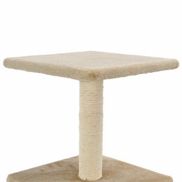 vidaXL Katzen-Kratzbaum Sisal 55 cm Beige