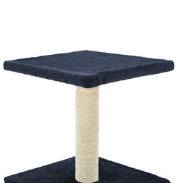 vidaXL Katzen-Kratzbaum Sisal 55 cm Dunkelblau