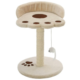 vidaXL Katzen-Kratzbaum Sisal 40 cm Beige und Braun