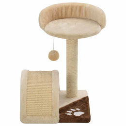 vidaXL Katzen-Kratzbaum Sisal 40 cm Beige und Braun