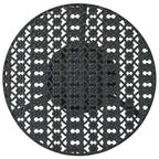 Bistrotisch Schwarz 40x70cm Metall