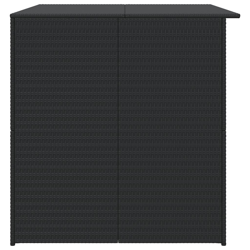 Garden-Auflagenbox Schwarz 150x100x100 cm Poly Rattan