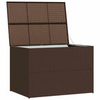 Garden-Auflagenbox Braun 150x100x100 cm Poly Rattan