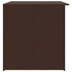 Garden-Auflagenbox Braun 150x100x100 cm Poly Rattan