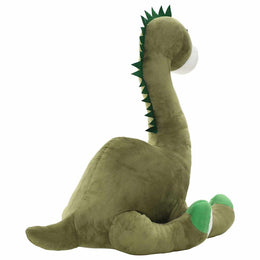 vidaXL Dino Kuscheltier Brontosaurus Plüsch Grün