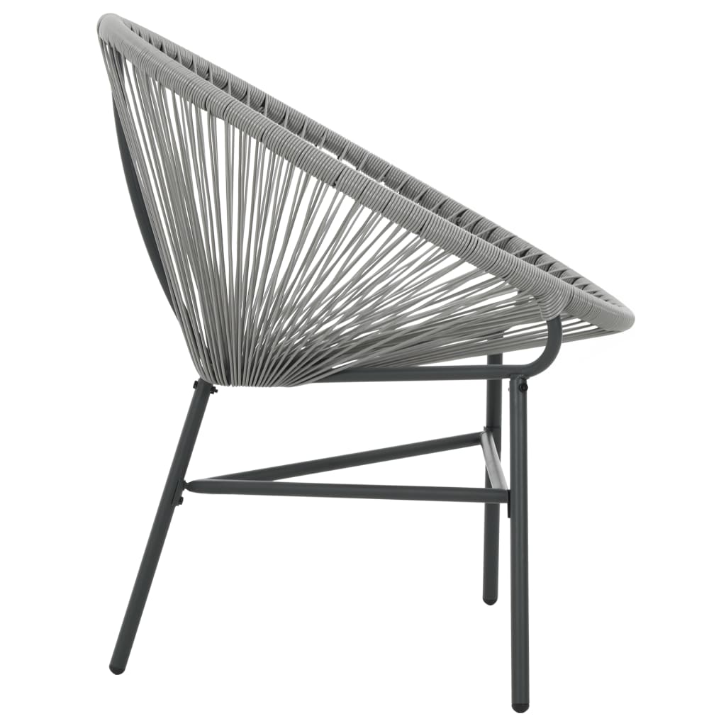 Garten-Stuhl LUNA Poly Rattan