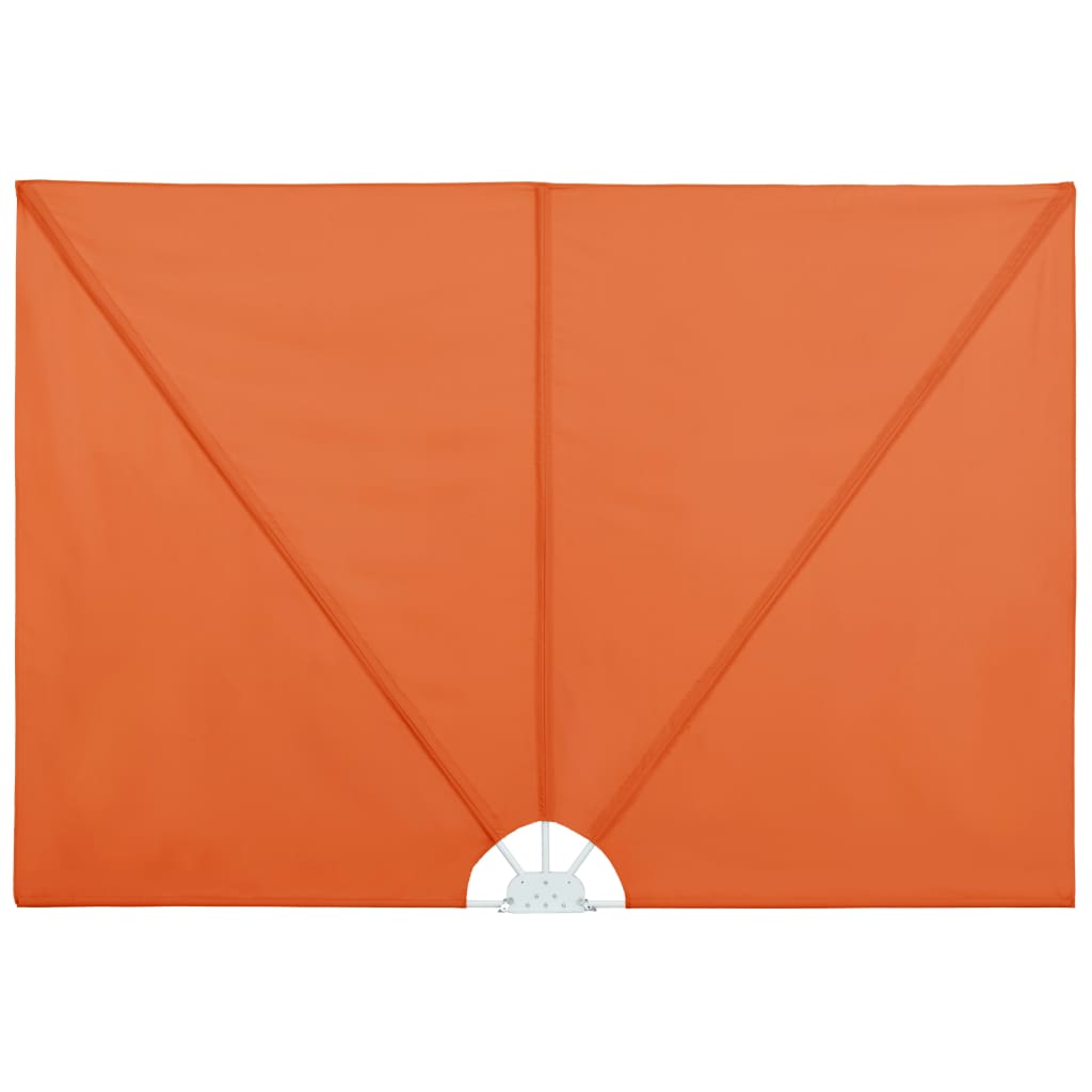 Faltbarer Terrassen-Seitenfächer Terracotta-Rot 240×160 cm