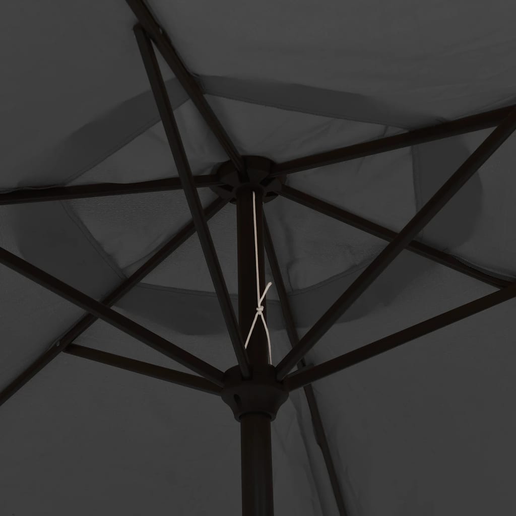 Sonnenschirm mit Metall-Mast 300 cm Anthrazit