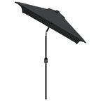 Sonnenschirm mit Metall-Mast 300x200 cm Anthrazit