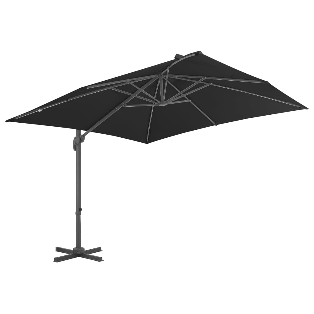 Ampelschirm mit Aluminium-Mast 300x300 cm