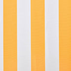 Markisenbespannung Canvas Orange & Weiß 350x250 cm