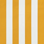 Einziehbare Markise 300×150 cm Gelb und Weiß