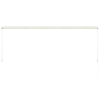 Einziehbare Markise 350×150 cm Creme