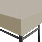Pavillondach 310 g/m² 3×3 m Beige