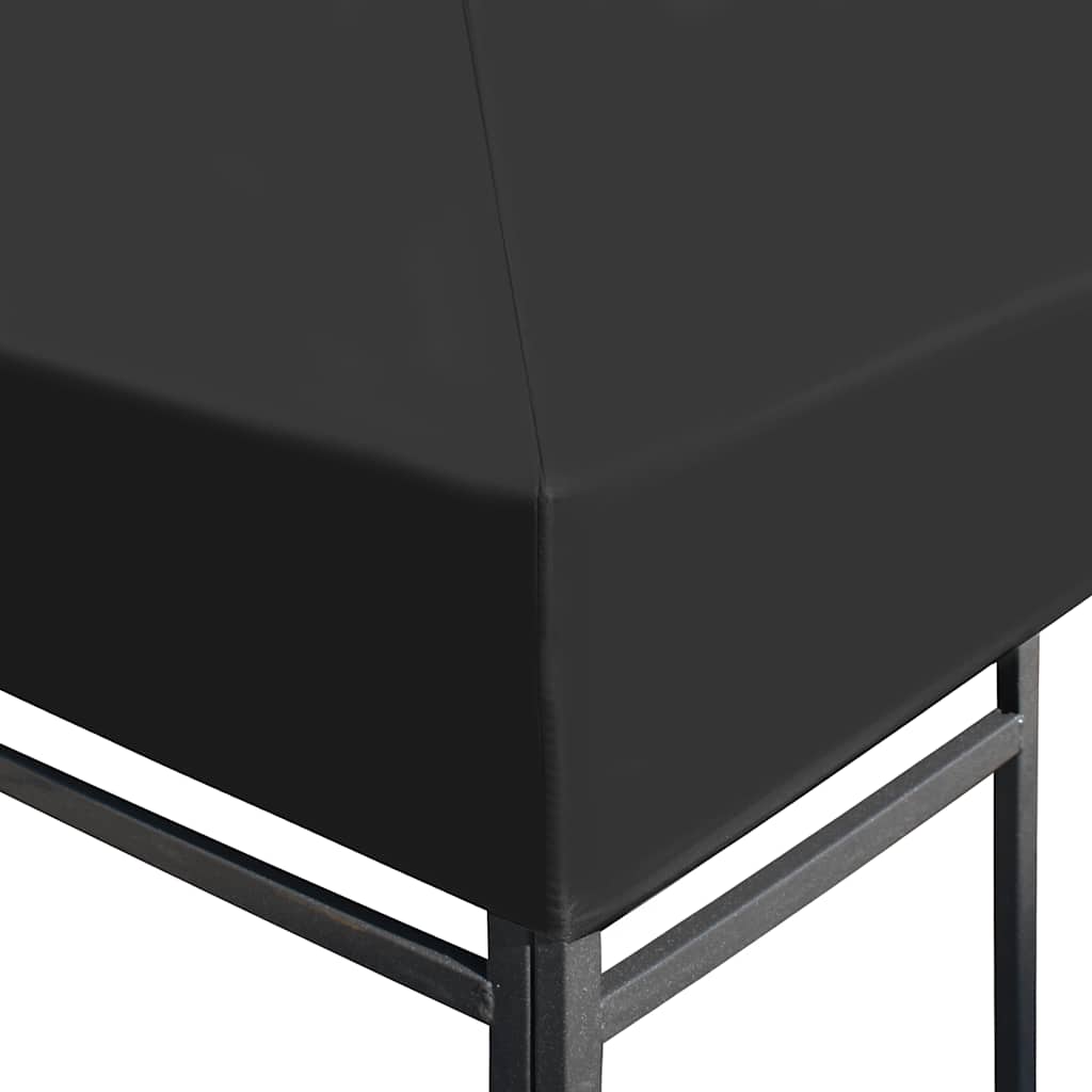 Pavillondach 310 g/m² 4x3 m Grau