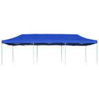 Faltzelt Pop-Up Partyzelt 3 x 9 m Blau