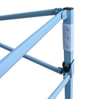 Faltzelt Partyzelt Pop-Up mit 8 Seitenwänden 870x291x315 cm Blau