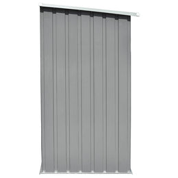 vidaXL Brennholzlager Verzinkter Stahl 163 x 83 x 154 cm Grau
