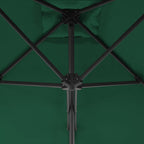 Sonnenschirm mit Stahl-Mast 300 cm Grün