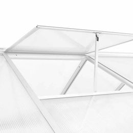 vidaXL Gewächshaus Aluminium 362x190x195 cm 13,41 m³