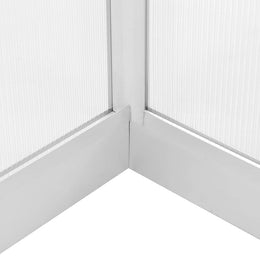 vidaXL Gewächshaus Aluminium 362x190x195 cm 13,41 m³
