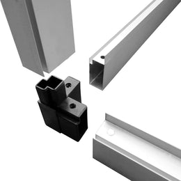 vidaXL Gewächshaus Aluminium 362x190x195 cm 13,41 m³