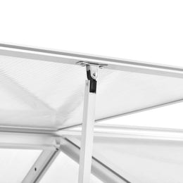 vidaXL Gewächshaus Aluminium 421x190x195 cm 15,6 m³