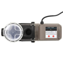 vidaXL Poolpumpe mit Timer Schwarz 0,25 PS 8000 L/h
